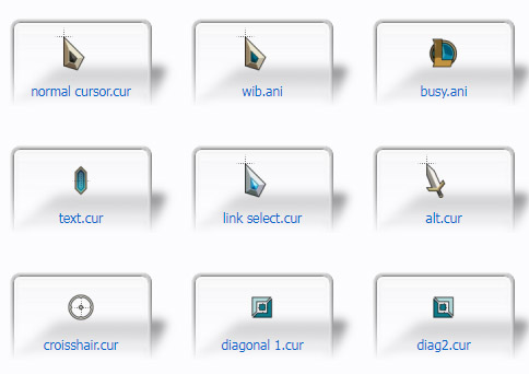 LOL MOBA Mouse Cursors