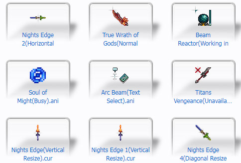 Terraria Stuff Cursors